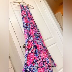 Vibrant Floral Maxi Dress